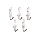 Ver imagem 1 de Kit 5 Ganchos Decorativo de Parede Pendurador Bolsa G.c Fs