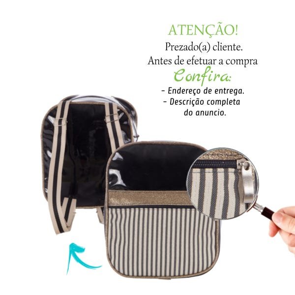 Bolsa Mochila Infantil Menina e Menino Cor Preto Medalha - 2