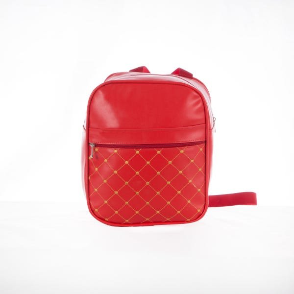 Bolsa Mochila para Bebê Passeio Luxo Várias Cores Medalha: VERMELHO E DOURADO - 1
