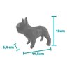 Bulldog Francês Decorativo - 10 Cm Altura -Toque 3D: Amarelo - 4