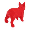 Ver imagem 2 de Bulldog Francês Decorativo - 10 Cm Altura -Toque 3D: Vermelho