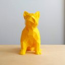 Ver imagem 2 de Bulldog Francês Sentado Decorativo - 15 Cm Altura -Toque 3D: Amarelo