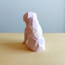 Ver imagem 3 de Bulldog Inglês Decorativo - 15 Cm Altura -Toque 3D: Rosa Claro