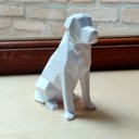 Ver imagem 2 de Golden Retriever Decorativo - 10 Cm Altura -Toque 3D: Branco