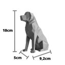 Ver imagem 3 de Golden Retriever Decorativo - 10 Cm Altura -Toque 3D: Branco