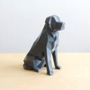 Ver imagem 2 de Golden Retriever Decorativo - 10 Cm Altura -Toque 3D: Cinza