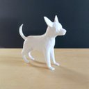 Ver imagem 3 de Cachorro Chihuahua Decorativo - 10 Cm Altura -Toque 3D: Branco