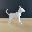 Ver imagem 2 de Cachorro Chihuahua Decorativo - 10 Cm Altura -Toque 3D: Branco