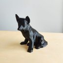 Ver imagem 1 de Cachorro Pastor Alemão Decorativo - 10 Cm Altura -Toque 3D: Preto