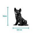 Ver imagem 4 de Cachorro Pastor Alemão Decorativo - 10 Cm Altura -Toque 3D: Branco
