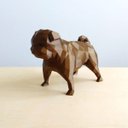 Ver imagem 2 de Cachorro Pug Decorativo - 10 Cm Altura -Toque 3D: Bronze