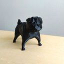 Ver imagem 2 de Cachorro Pug Decorativo - 10 Cm Altura -Toque 3D: Preto