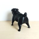 Ver imagem 3 de Cachorro Pug Decorativo - 10 Cm Altura -Toque 3D: Preto