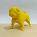Ver imagem 1 de Cachorro Pug Decorativo - 10 Cm Altura -Toque 3D: Amarelo