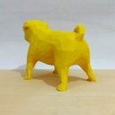 Ver imagem 3 de Cachorro Pug Decorativo - 10 Cm Altura -Toque 3D: Amarelo