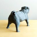 Ver imagem 3 de Cachorro Pug Decorativo - 10 Cm Altura -Toque 3D: Cinza