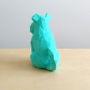 Ver imagem 3 de Cachorro Schnauzer Decorativo - 10 Cm Altura -Toque 3D: Azul Tiffany
