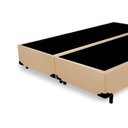 Ver imagem 2 de Cama Box Blindado Casal Bipartido AColchoes Sintético Bege 40x138x188