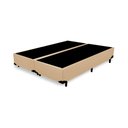Ver imagem 1 de Cama Box Blindado Casal Bipartido AColchoes Sintético Bege 40x138x188