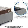 Bicama Box para Dois Colchões Solteirão 96x203 Courino Linho - 8