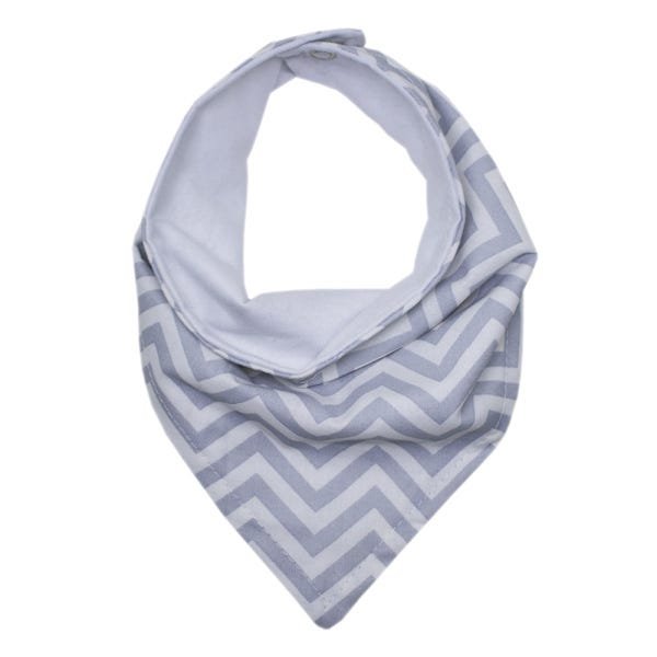 Kit Babadores Bandana para Bebê 03 Peças - Chevron