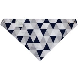 Kit com 4 Peças de Babadores para Bebês - Losango Azul Marinho - 3