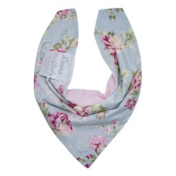 Kit com 4 Peças de Babadores para Bebês - Ursa Realeza Floral - 2