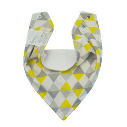 Kit Babadores para Bebê 03 Peças - Losango Amarelo - 2