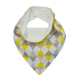 Kit Babadores para Bebê 03 Peças - Losango Amarelo - 1