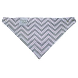 Kit com 4 Peças de Babadores para Bebês - Chevron Rosa - 3
