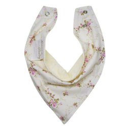 Babador para Bebê - Floral Rosa - 2