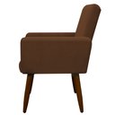 Ver imagem 4 de Kit 4 Poltronas Decorativa Sala e Quarto Nina Suede Herrero:cobre