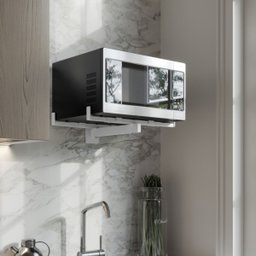 Suporte Parede Forno Microondas Branco Aço Brasforma - 4