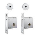 Ver imagem 1 de Fechadura Stam Externa Trava Auxiliar Tetra Par 40mm 1004 Rr Ix Cromado