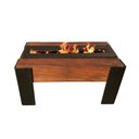 Ver imagem 4 de Aquecedor Ecológico de Madeira Artesanal com Pés em Ferro Libertas Rosas Artesanato Lareira Ecológic