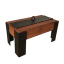 Ver imagem 7 de Aquecedor Ecológico de Madeira Artesanal com Pés em Ferro Libertas Rosas Artesanato Lareira Ecológic