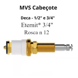 Reparo Registro Pressão Deca 1/2 e 3/4 Eternit 3/4 Nº12 - 4