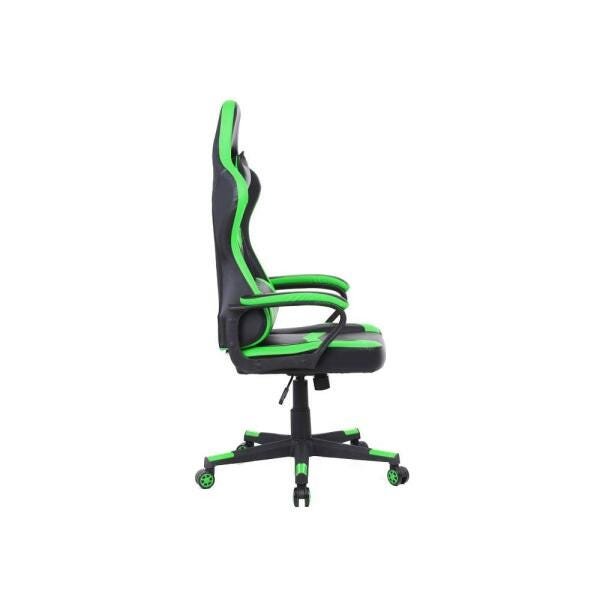 Cadeira Gamer Elite Reclinável com 2 Almofadas Pc Top Se1010 Verde - 3