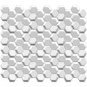 Ver imagem 1 de 17 Placas Revestimento 3D PREMIUM para Parede (3m²) Premierdecor - HEXAGON