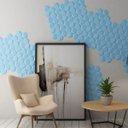 Ver imagem 2 de 17 Placas Revestimento 3D PREMIUM para Parede (3m²) Premierdecor - HEXAGON