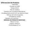 Cômoda Barreto Loncarcci Havana 2 Portas e 5 Gavetas 100% Mdf (castanho) - 4