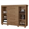 Cômoda Barreto Loncarcci Havana 2 Portas e 5 Gavetas 100% Mdf (castanho) - 3