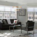 Ver imagem 2 de Pendente Lustre Led Moderno 2 Aros Arcos Anéis 20cm e 40cm Atenas 29w 6500k Bivolt Pronto para Insta