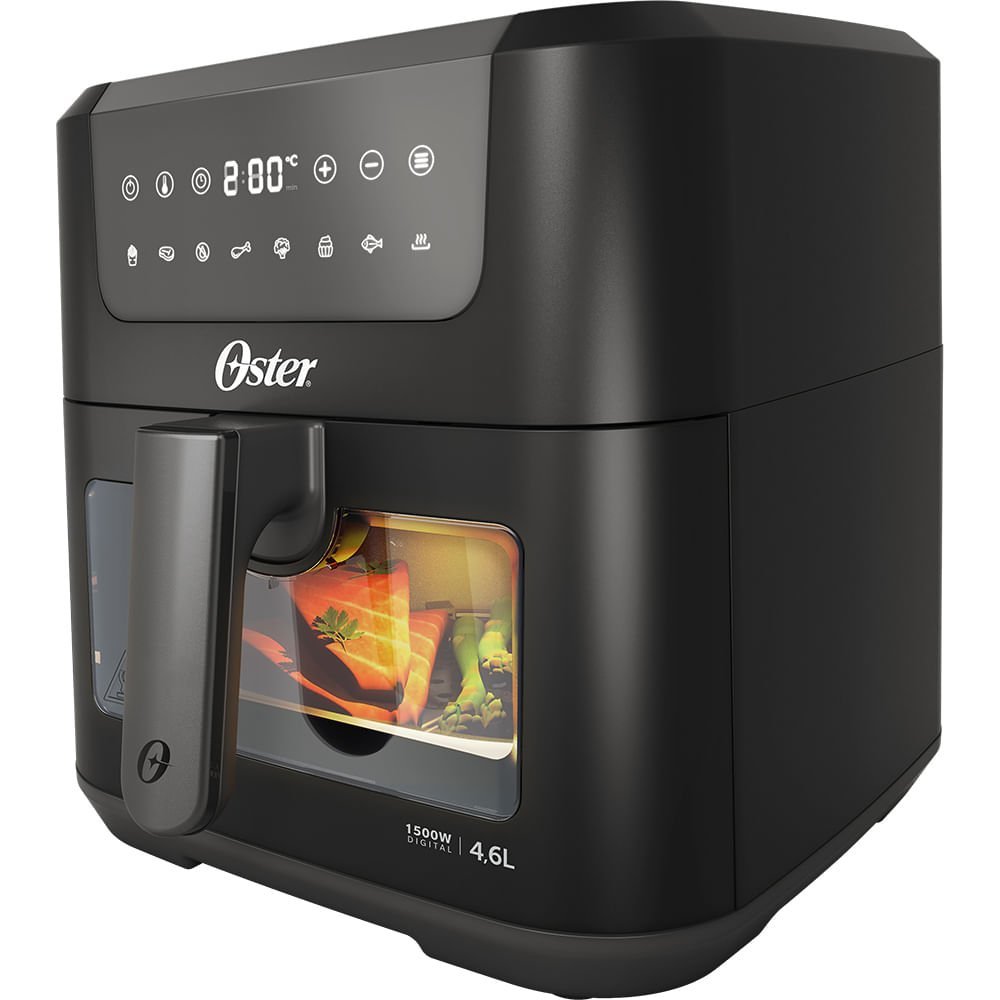 Fritadeira Digital Clear Oster 4,6L com Visor Transparente - 127V - 5