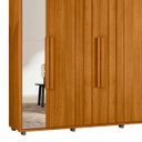 Ver imagem 6 de Guarda Roupa Casal 230cm com Espelho Barok Cinamomo Z10 - Mpozenato