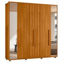 Ver imagem 1 de Guarda Roupa Casal 230cm com Espelho Barok Cinamomo Z10 - Mpozenato