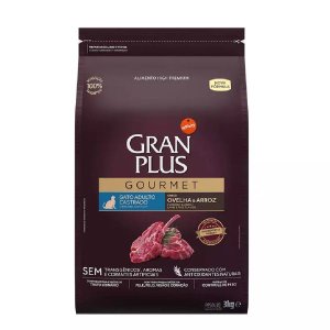 Ração GranPlus Gourmet Gatos Castrados Ovelha e Arroz 3kg