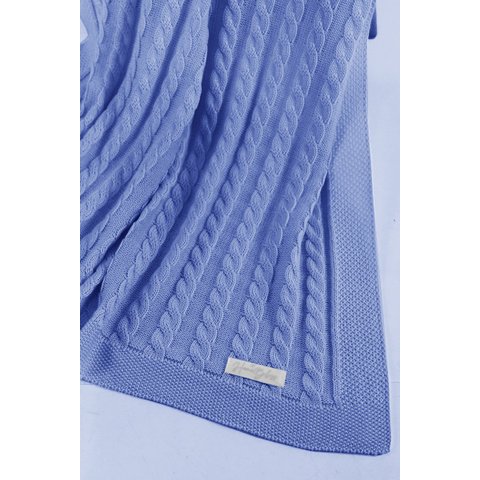 Manta Tricô Trançada Carlan