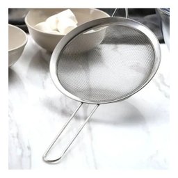 Conjunto 3 Peneiras para Cozinha Aço Inox Luxo Tamanhos P M G - 3