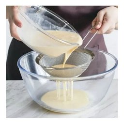 Conjunto 3 Peneiras para Cozinha Aço Inox Luxo Tamanhos P M G - 5